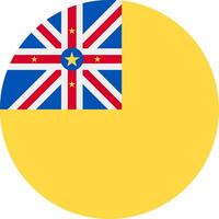 Flag of Niue vector