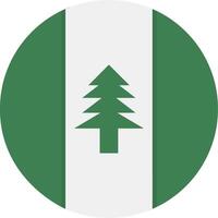 Flag of Norfolk Island vector