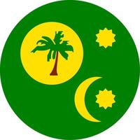 Flag of Cocos Island vector