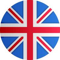 Flag of United Kingdom Gradient vector