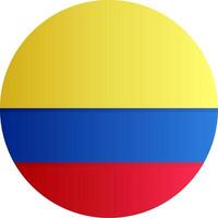 Flag of Colombia Gradient vector