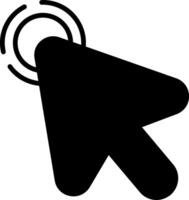 Quick Double Click Glyph vector