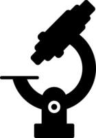 Laboratory Microscope Equipment Glyph vector