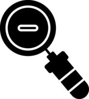 Zoom Out Display View Glyph vector