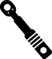 Precision Torque Wrench Glyph vector