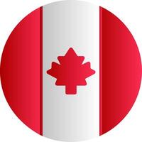 Flag of Canada Gradient vector