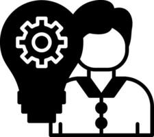 Career Skillset Indicator Glyph vector