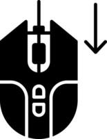 Vertical Page Scroll Glyph vector