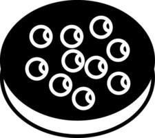 Streptococcus pyogenes Microbe Glyph vector