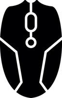 Precision Gaming Mouse Glyph vector