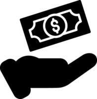 Personal Loan Application Form Glyph vector