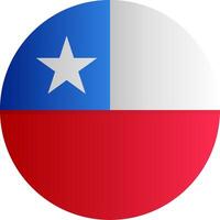 Flag of Chile Gradient vector