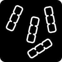 Clostridium difficile Infection Agent Glyph vector