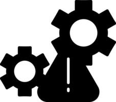 Inefficient Workflow Management System Glyph vector