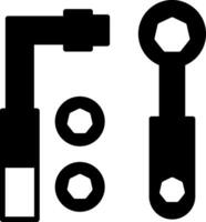 Multi Socket Wrench Set Glyph vector