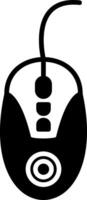 Precision Optical Mouse Glyph vector