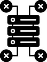 Error 503 Service Unavailable Glyph vector