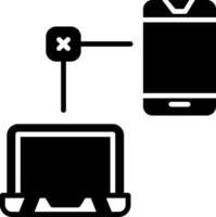 Connection Refused by Server Glyph vector