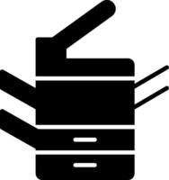 Multi Function Photocopier Glyph vector
