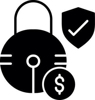 Predefined Fixed Price Project Glyph vector