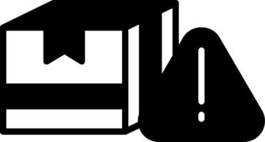 Product Manufacturing Error Detection Glyph vector