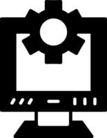 Personalized Customer Preferences Settings Glyph vector