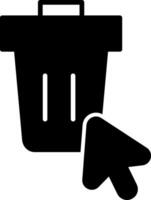 Delete Selected Content Glyph vector
