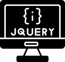 jQuery DOM Manipulation Script Glyph vector