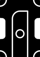 Manual Pencil Sharpener Glyph vector