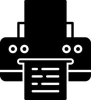 All In One Color Printer Glyph vector