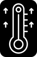 Engine Temperature Gauge Glyph vector