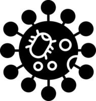 Chlamydia trachomatis Intracellular Pathogen Glyph vector