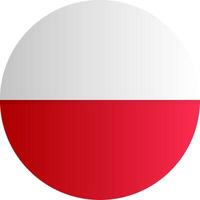 Flag of Poland Gradient vector
