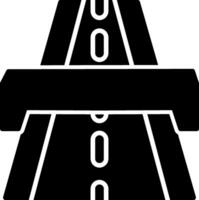 Off Ramp Exit Indicator Glyph vector