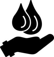 Save Natural Water Source Glyph vector