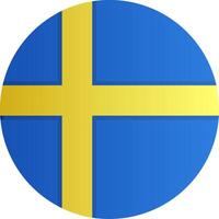 Flag of Sweden Gradient vector