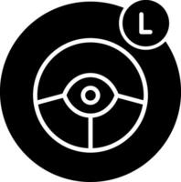 Beginner Learner Driver Glyph vector