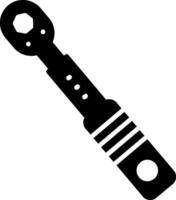 Strap Type Filter Wrench Glyph vector