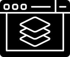 Full Stack Dev Toolbox Glyph vector