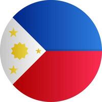 Flag of Philippines Gradient vector