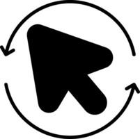 Refresh Web Page Glyph vector