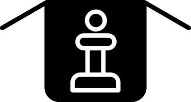 Collector Game Box Packaging Glyph vector