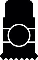 Light Snack Service Bar Glyph vector