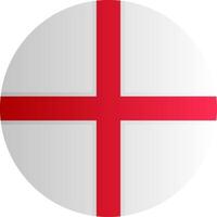 Flag of England Gradient vector