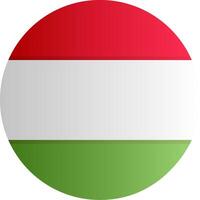 Flag of Hungary Gradient vector
