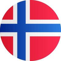 Flag of Norway Gradient vector