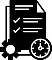 Agile Project Management Tool Glyph vector