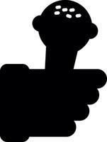 Platform Station Announcer Booth Glyph vector