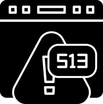 Error 513 Proxy Payload Overflow Glyph vector