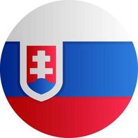 Flag of Slovakia Gradient vector